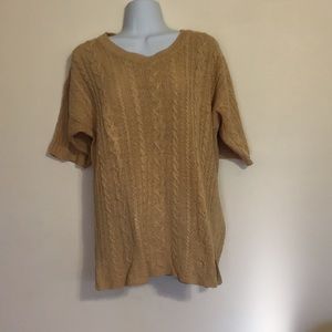 Short sleeve sweater